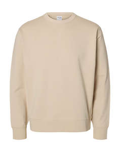 SELECTED SLMRELAXLUKE LS SWEAT CREW NECK NOOS