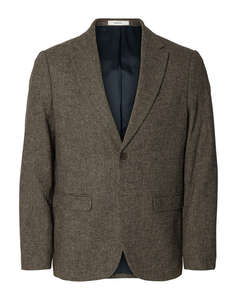 SELECTED SLMSLIM-REED WOOL BLZ NOOS