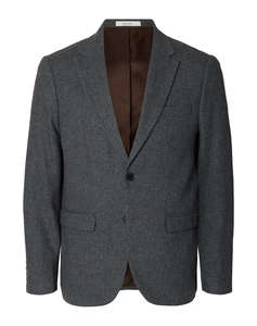 SELECTED SLMSLIM-REED WOOL BLZ NOOS