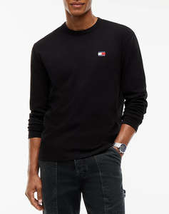 TOMMY JEANS TJM REG BADGE TEE LS