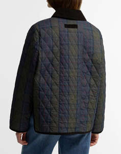 BARBOUR BARBOUR AINSDALE CHECKED QUILTED JACKET