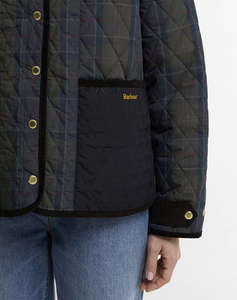 BARBOUR BARBOUR AINSDALE CHECKED QUILTED JACKET