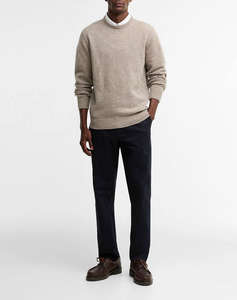 BARBOUR BARBOUR SUEDED SATEEN TAILORED FIT TROUSER