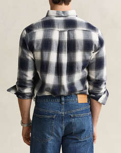 GANT РИЗА ДЪЛЪГ РЪКАВ REG WINDBLOWN FLANNEL CHECK SHIRT