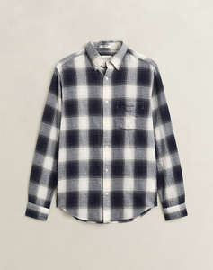 GANT РИЗА ДЪЛЪГ РЪКАВ REG WINDBLOWN FLANNEL CHECK SHIRT