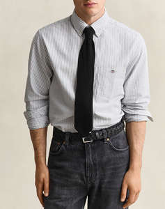 GANT РИЗА ДЪЛЪГ РЪКАВ REG OXFORD BANKER STRIPE SHIRT