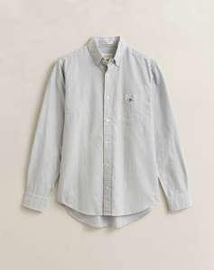 GANT РИЗА ДЪЛЪГ РЪКАВ REG OXFORD BANKER STRIPE SHIRT