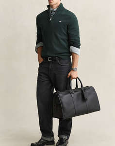 GANT ПУЛОВЕР ДЪЛЪГ РЪКАВ CASUAL COTTON HALF ZIP