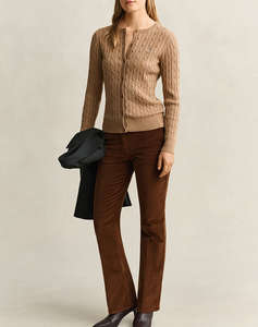 GANT ЖИЛЕТКА ПЛЕТЕНА STRETCH COTTON CABLE CARDIGAN