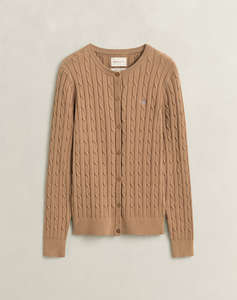 GANT ЖИЛЕТКА ПЛЕТЕНА STRETCH COTTON CABLE CARDIGAN
