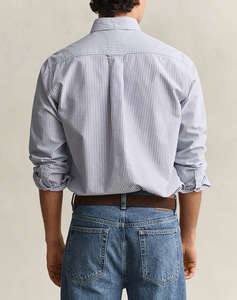 GANT РИЗА ДЪЛЪГ РЪКАВ REG OXFORD BANKER STRIPE SHIRT