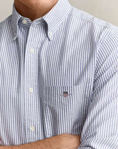 GANT РИЗА ДЪЛЪГ РЪКАВ REG OXFORD BANKER STRIPE SHIRT