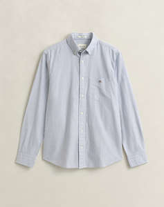 GANT РИЗА ДЪЛЪГ РЪКАВ REG OXFORD BANKER STRIPE SHIRT