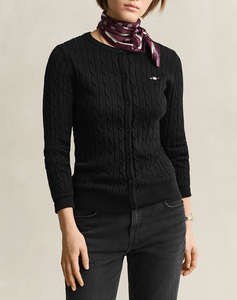 GANT ЖИЛЕТКА ПЛЕТЕНА STRETCH COTTON CABLE CARDIGAN