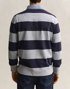 GANT БЛУЗА С ДЪЛЪГ РЪКАВ REG CHAMBRAY STRIPE HEAVY RUGGER