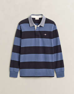GANT БЛУЗА С ДЪЛЪГ РЪКАВ REG CHAMBRAY STRIPE HEAVY RUGGER