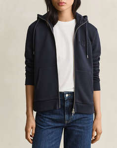GANT ЖИЛЕТКА СУИТШЪРТ REG TONAL SHIELD ZIP HOODIE