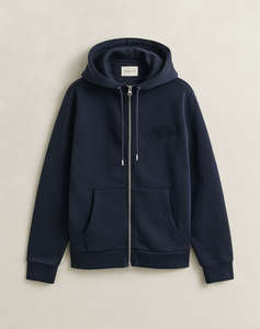 GANT ЖИЛЕТКА СУИТШЪРТ REG TONAL SHIELD ZIP HOODIE