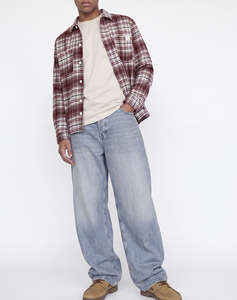 JACK&JONES JORFREDERIKSBERG FLANNEL OVERSHIRT LS SN