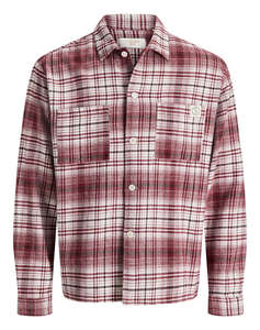 JACK&JONES JORFREDERIKSBERG FLANNEL OVERSHIRT LS SN