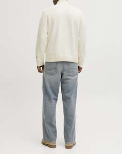 JACK&JONES JORNORREBRO KNIT HALF ZIP SN
