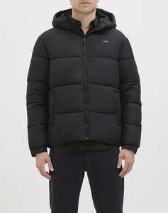 JJ REBEL JREBREBEL LOGO PUFFER HOOD
