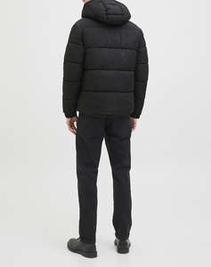 JJ REBEL JREBREBEL LOGO PUFFER HOOD